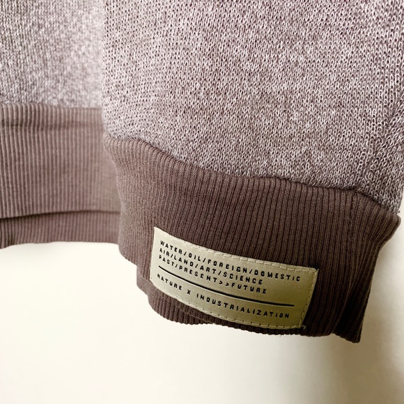 RVCA nature vs. Industry raw edge sweats shirt M/L - Picture 3 of 7